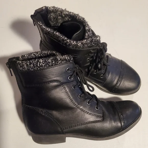 Mudd Shoes Womens Mudd Brand Black Boots Booties Size 75 Poshmark